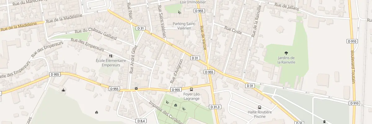 Plan du 55 Rue Gambetta à Châteaudun