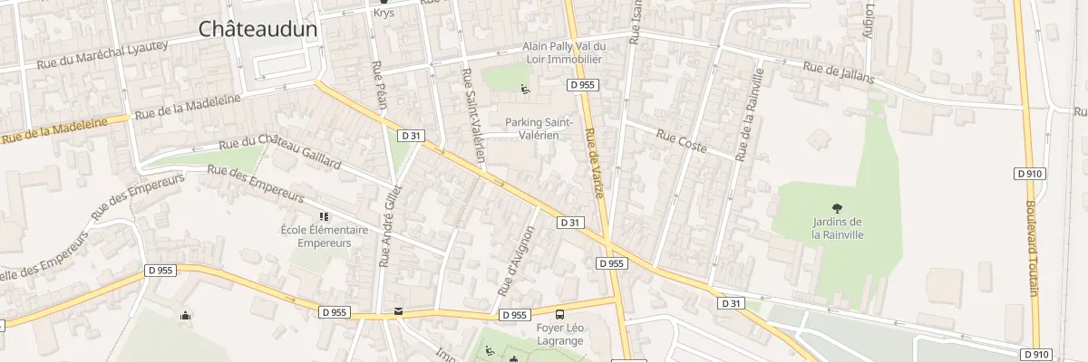 Plan du 34 Rue Gambetta à Châteaudun