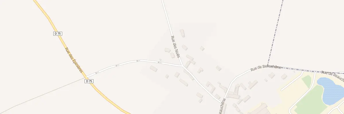 Plan du 9 Rue des Noes à Champenard