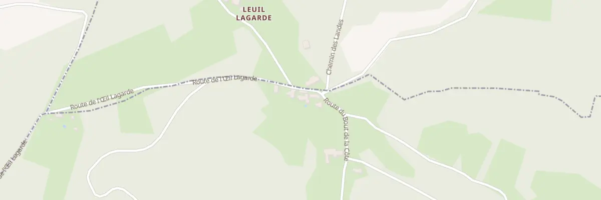 Plan du 2191 Rte du Bout de la Côte à Calviac-en-Périgord