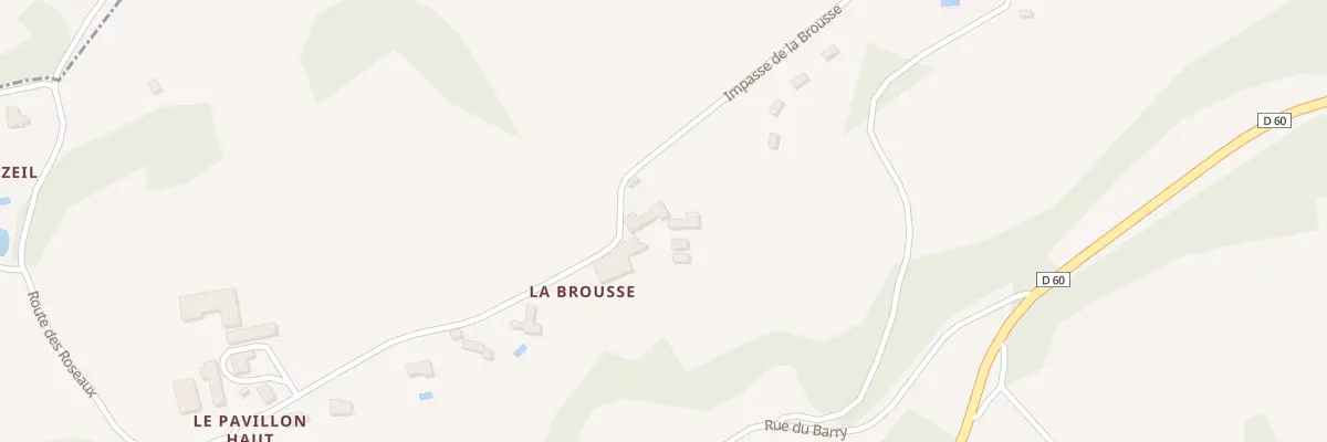 Plan du 495 La Brousse Haute à Salignac-Eyvigues
