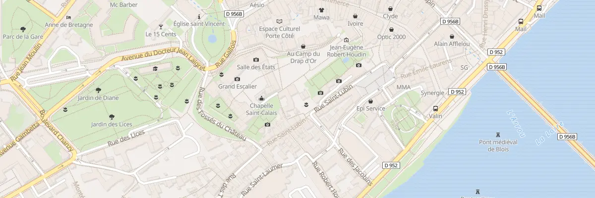 Plan du 4 Pl du Château à Blois