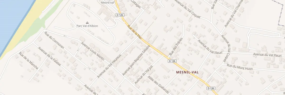 Plan du 15 Rue de la Mer Mesnil Val à Criel-sur-Mer