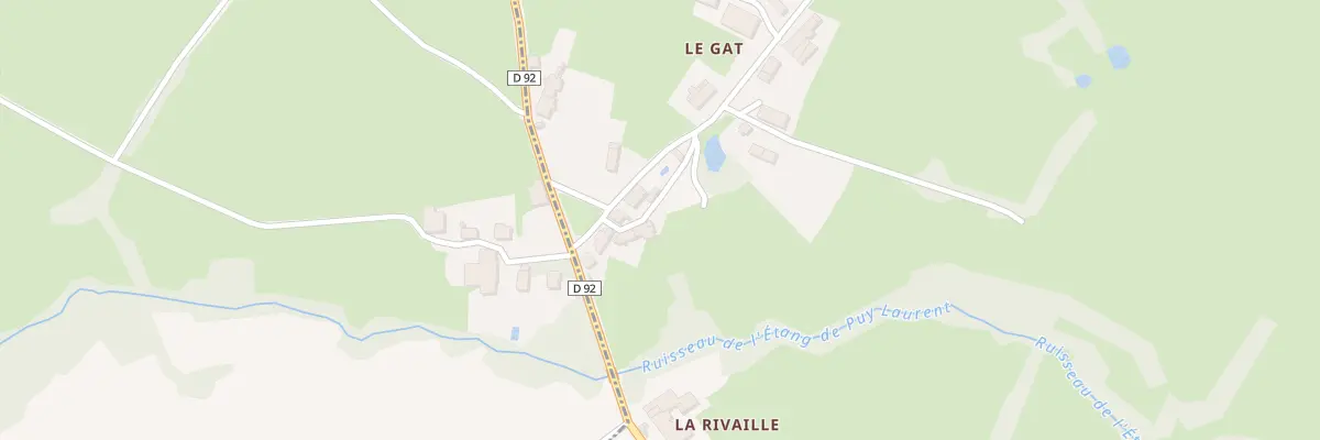 Plan du 12 Le Gat à Saint-Georges-les-Landes