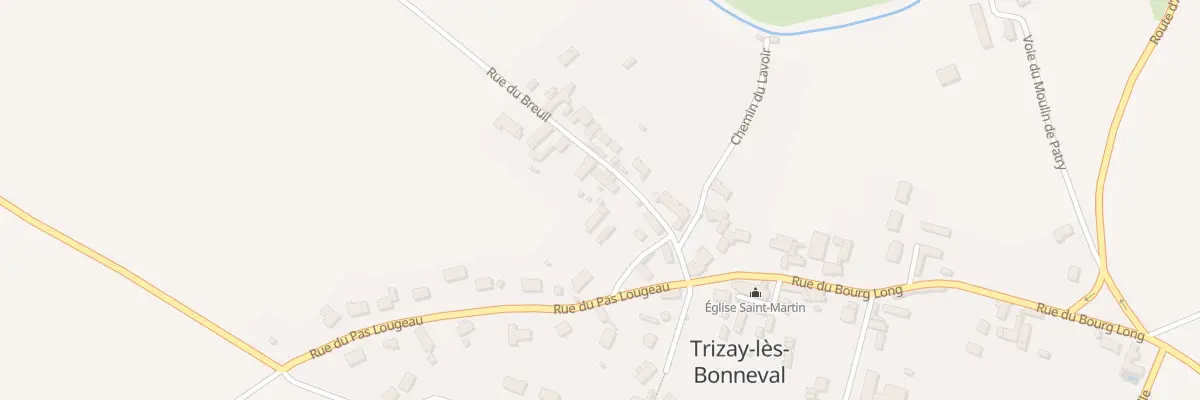 Plan du 3 Rue du Breuil à Trizay-lès-Bonneval