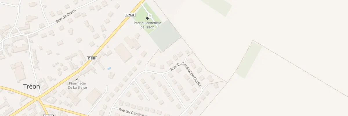 Plan du 52 Rue du Gen de Gaulle à Tréon