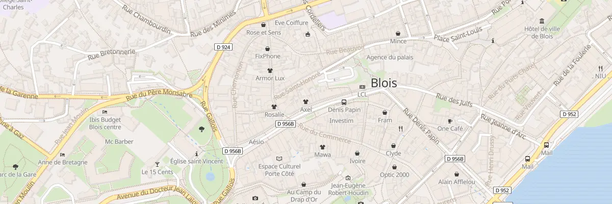 Plan du 59 Rue Denis Papin à Blois