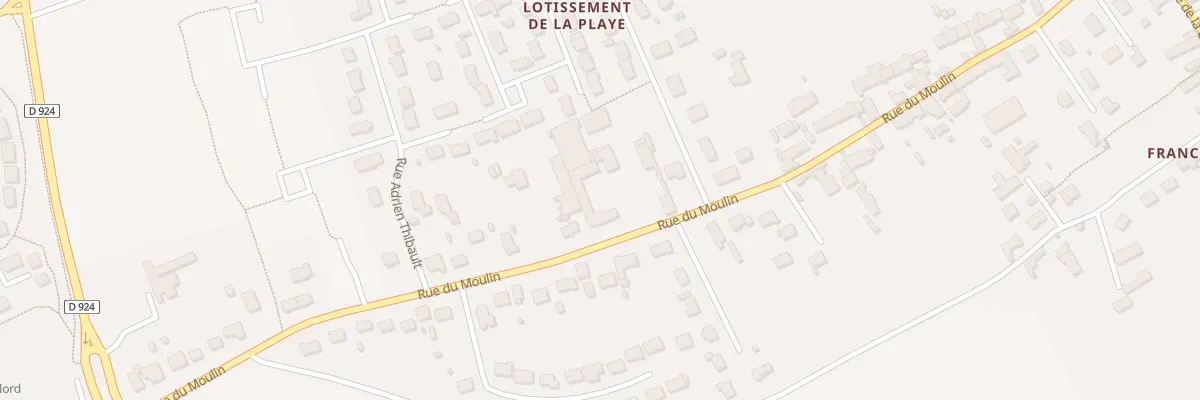 Plan du 31 Rue du Moulin à Villebarou