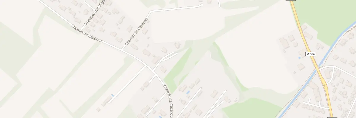 Plan du 98B Che de Cezerou à Cugnaux