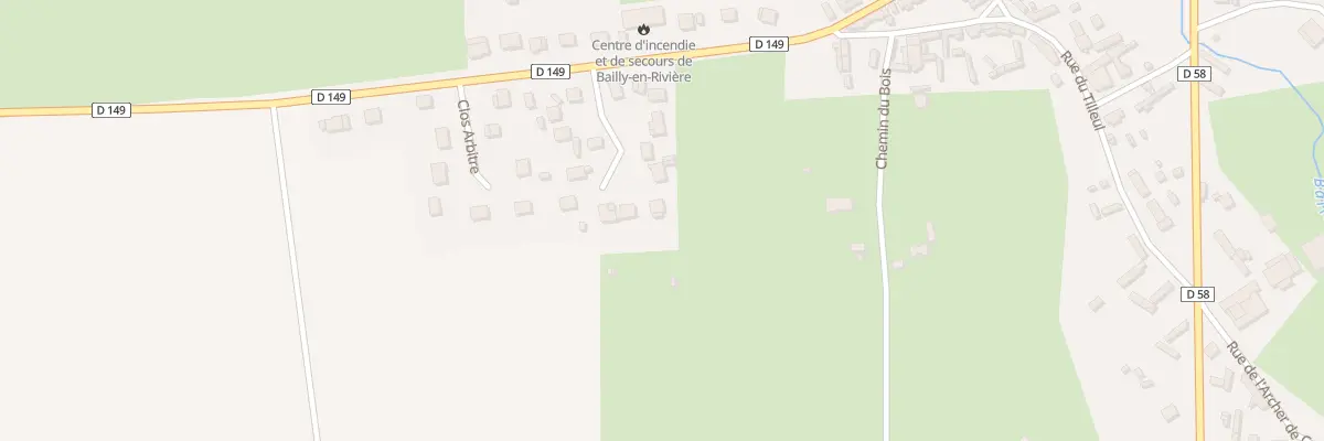 Plan du 5187 Clos l’Arbitre à Bailly-en-Rivière