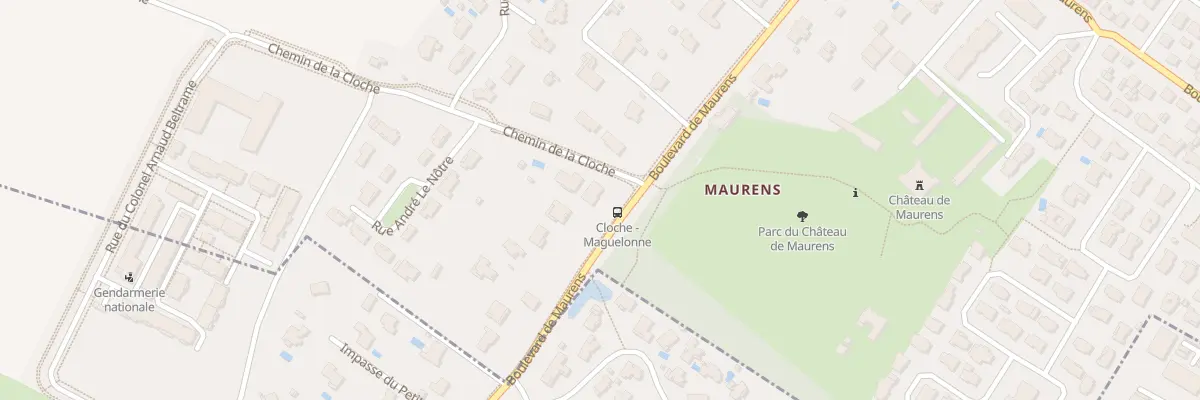 Plan du 88 Bd de Maurens à Cugnaux