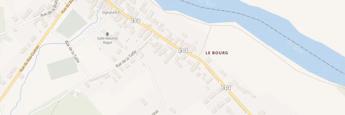 Plan du 59 Rue de la République à Mareuil-sur-Cher