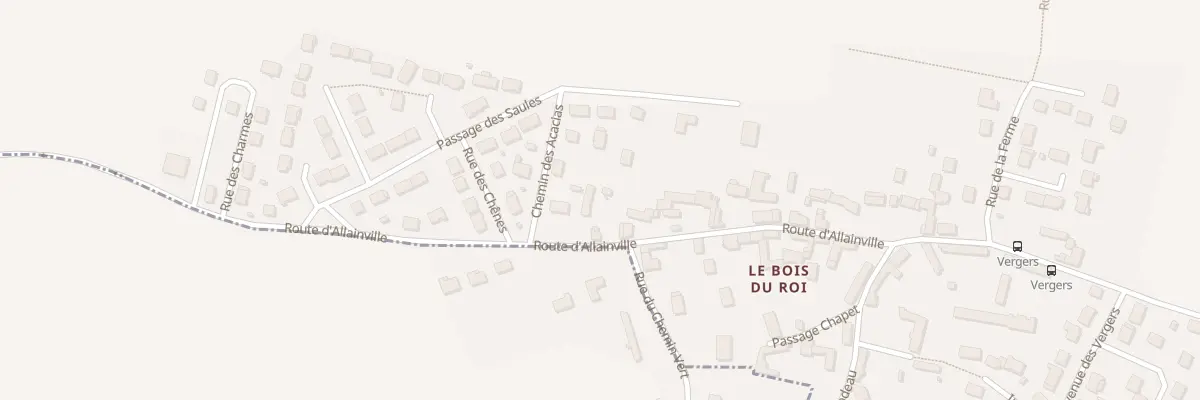 Plan du 30 Rue d’Allainville à Vernouillet