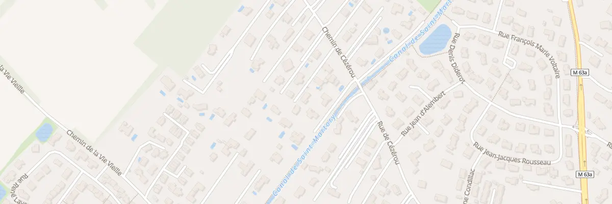 Plan du 61 Rue de Cézérou à Cugnaux