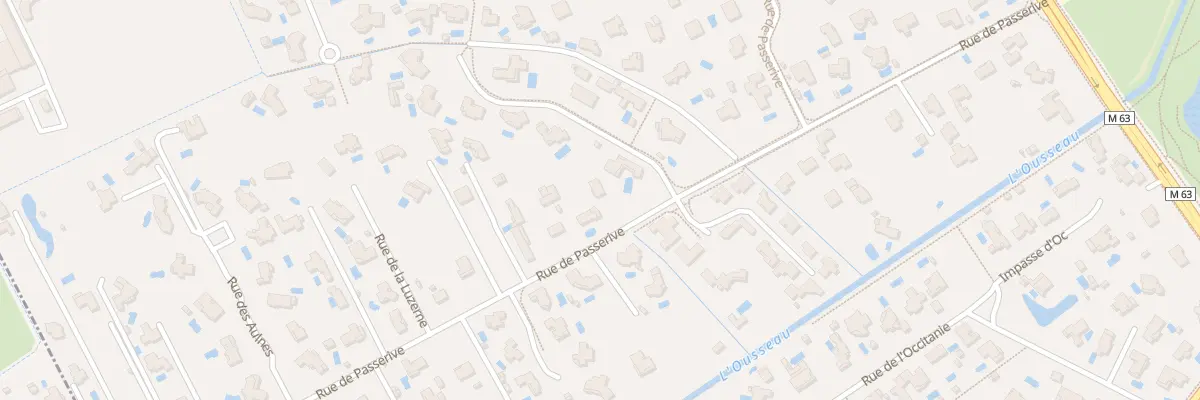 Plan du 20 Rue Passerive à Tournefeuille