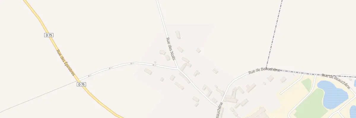 Plan du 12 Rue des Noes à Champenard