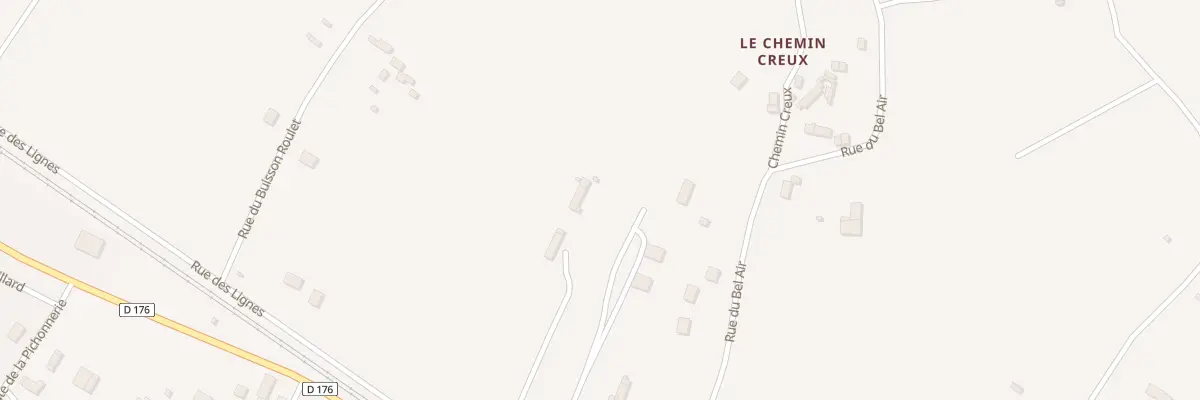 Plan du 8 Rue de Saint-romain à Thésée