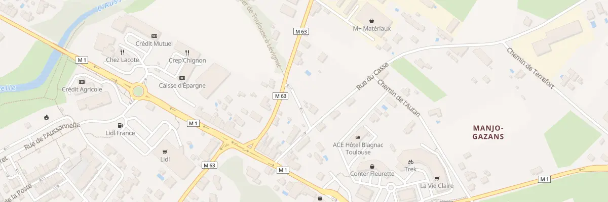 Plan du 7 Rue du Casse à Cornebarrieu