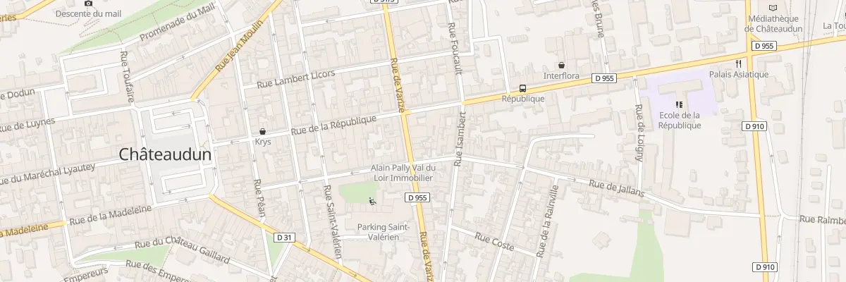 Plan du 32 Rue de Varize à Châteaudun