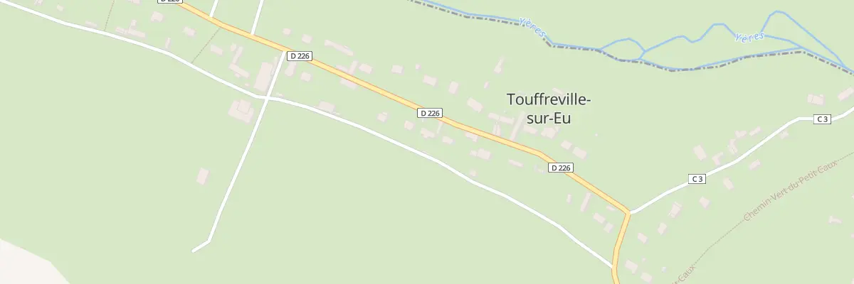 Plan du 36 Rue de la Vallee à Touffreville-sur-Eu