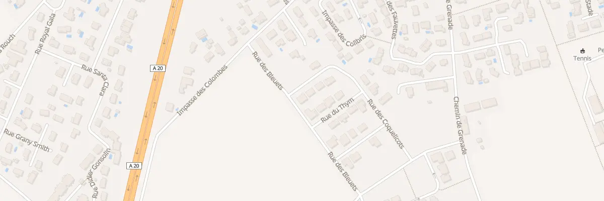 Plan du 25 Rue des Coquelicots à Bressols