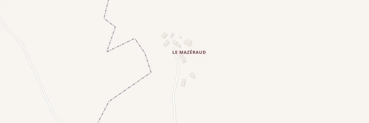 Plan du 3 Le Mazeraud à Saint-Georges-les-Landes