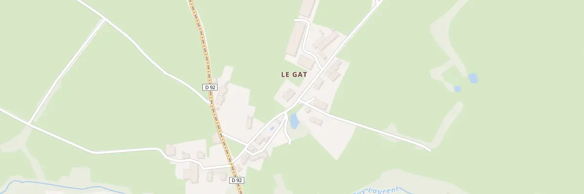 Plan du 24 Le Gat à Cromac