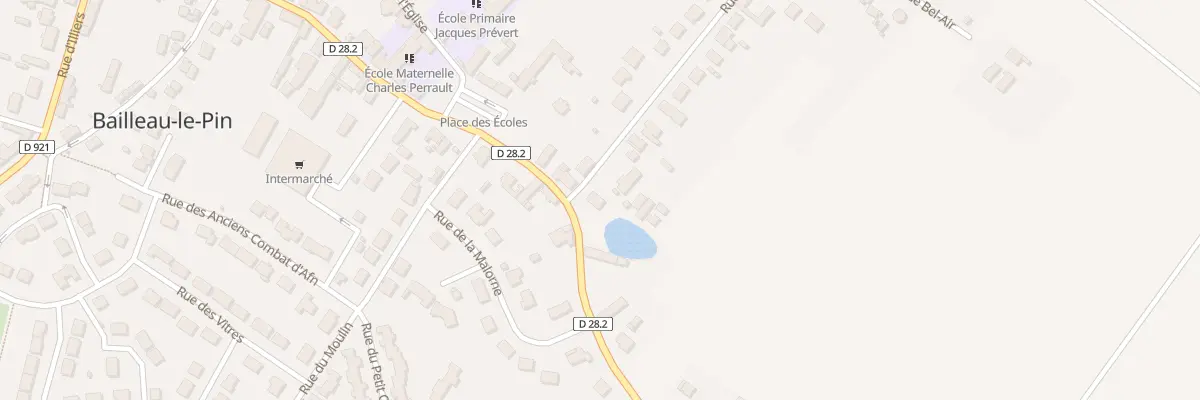 Plan du 31 Rue de Belleville à Bailleau-le-Pin
