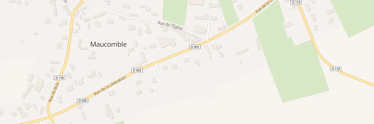 Plan du 66 Rue de la Libération à Maucomble