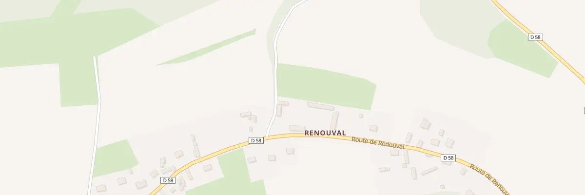 Plan du 5184 Renouval à Douvrend