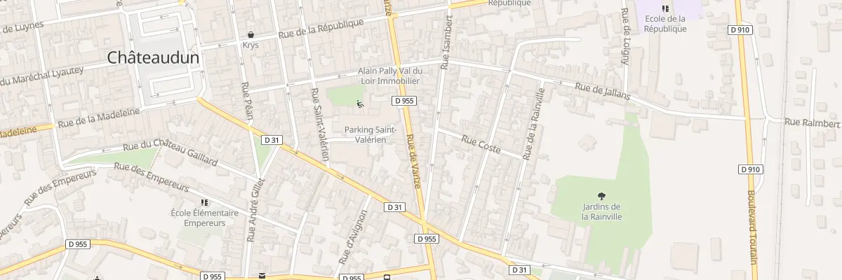 Plan du 54 Rue de Varize à Châteaudun