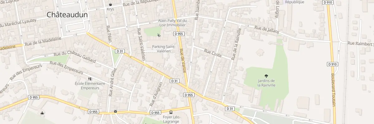 Plan du 60B Rue de Varize à Châteaudun