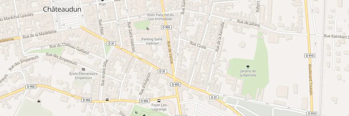 Plan du 62 Rue de Varize à Châteaudun