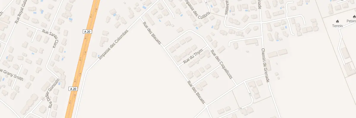 Plan du 9 Rue du Thym à Bressols