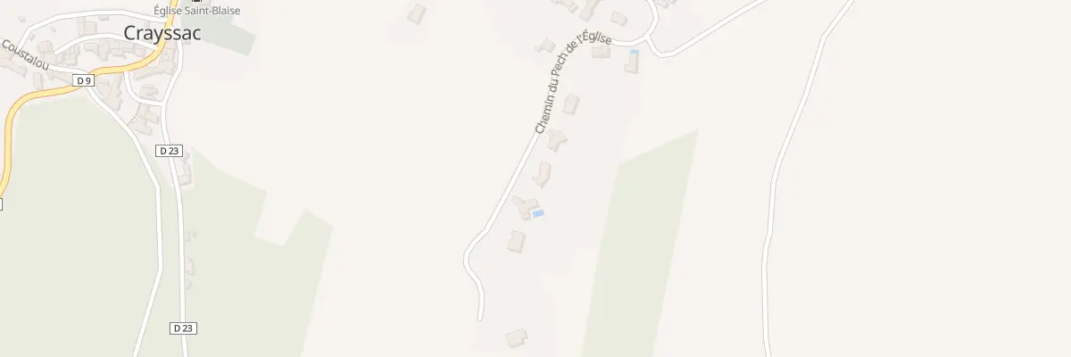 Plan du 253 Che du Pech de l’Église à Crayssac