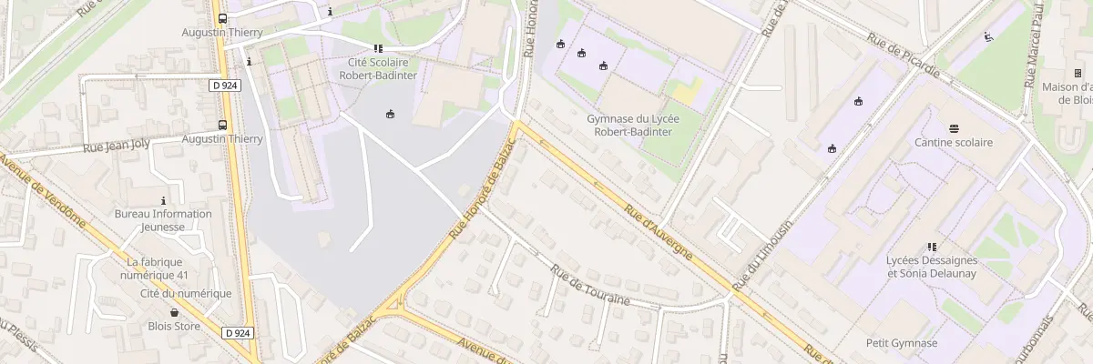 Plan du 50 Rue d’Auvergne à Blois