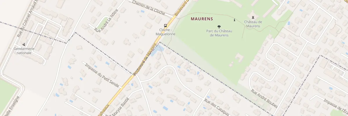 Plan du 9 Rue des Châtaigniers à Villeneuve-Tolosane