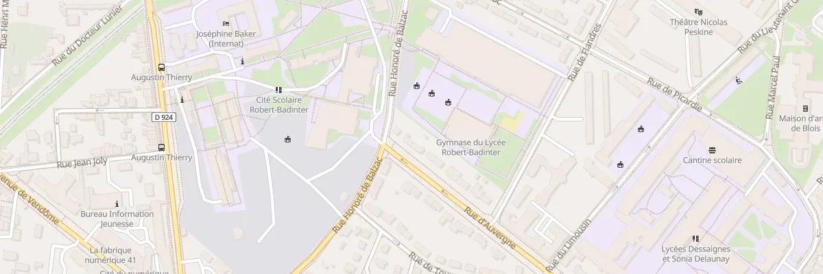 Plan du 59 Rue d’Auvergne à Blois