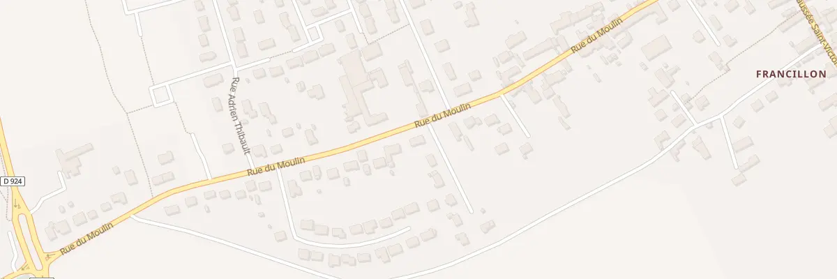Plan du 32T Rue du Moulin à Villebarou