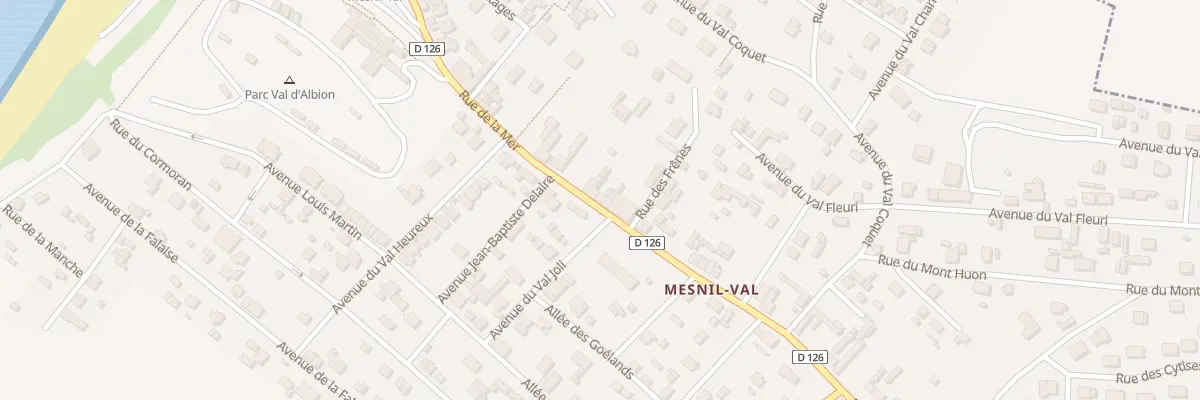 Plan du 36 Rue de la Mer Mesnil Val à Criel-sur-Mer