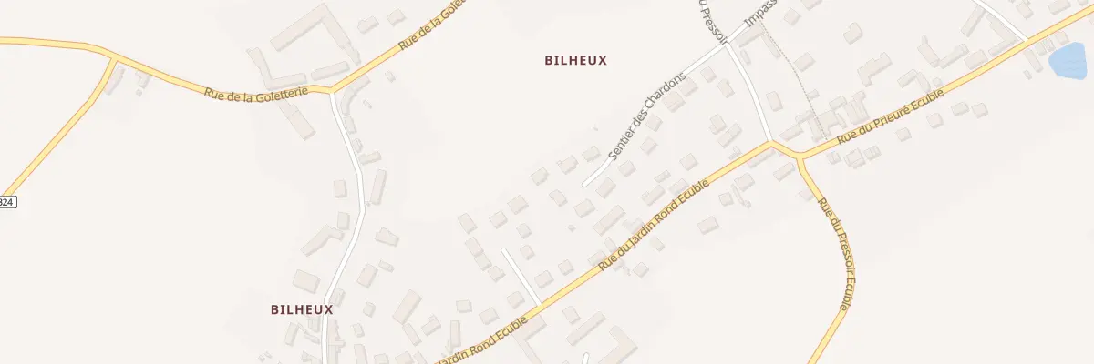 Plan du 9 Sen des Chardons Ecublé à Tremblay-les-Villages
