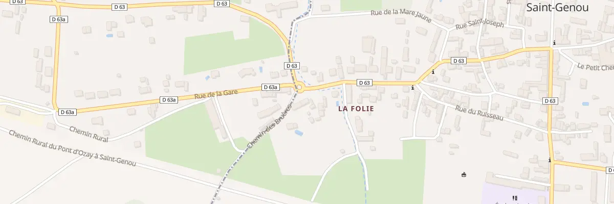 Plan du 22 Rue de la Folie à Saint-Genou
