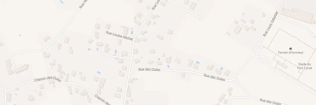 Plan du 1114 Rue des Oules à Montauban