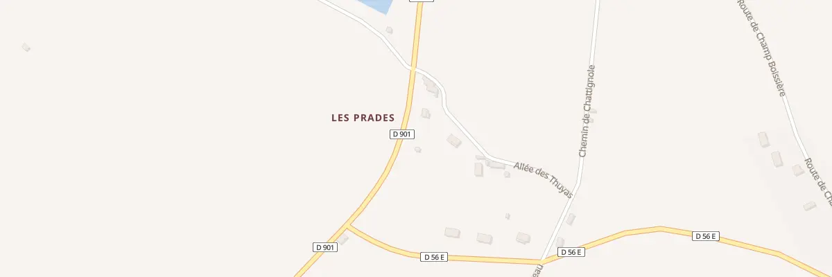 Plan du 2053 Rte de Juillac-Pompadour à Concèze