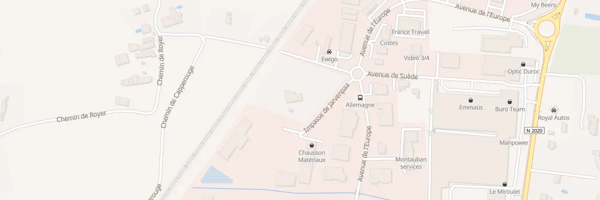 Plan du 403 Av de Suede à Montauban