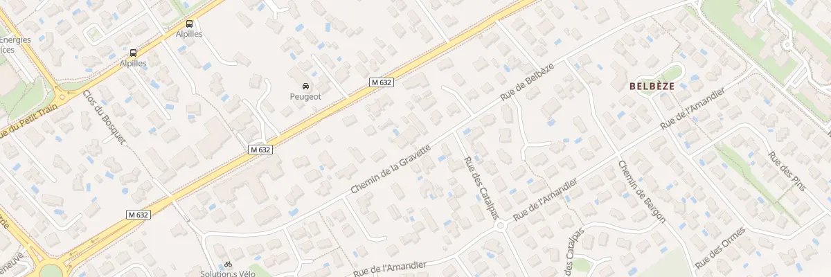 Plan du 3 Rue de Belbèze à Tournefeuille