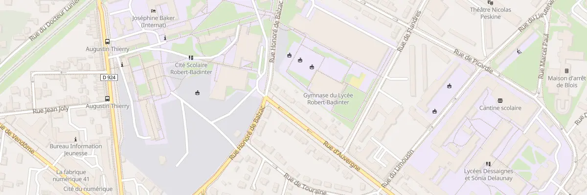 Plan du 57 Rue d’Auvergne à Blois