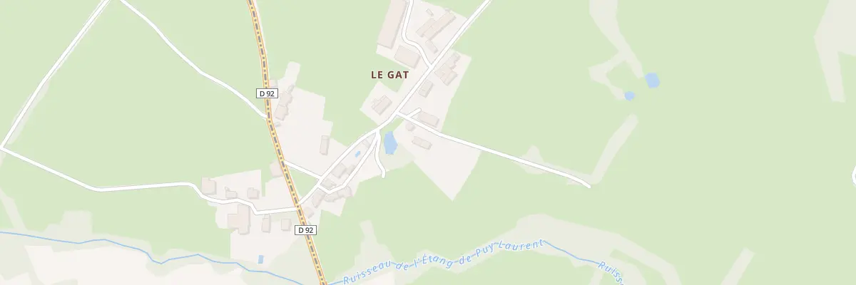Plan du 18 Le Gat à Saint-Georges-les-Landes