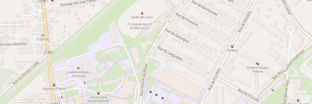 Plan du 39 Rue Honore de Balzac à Blois