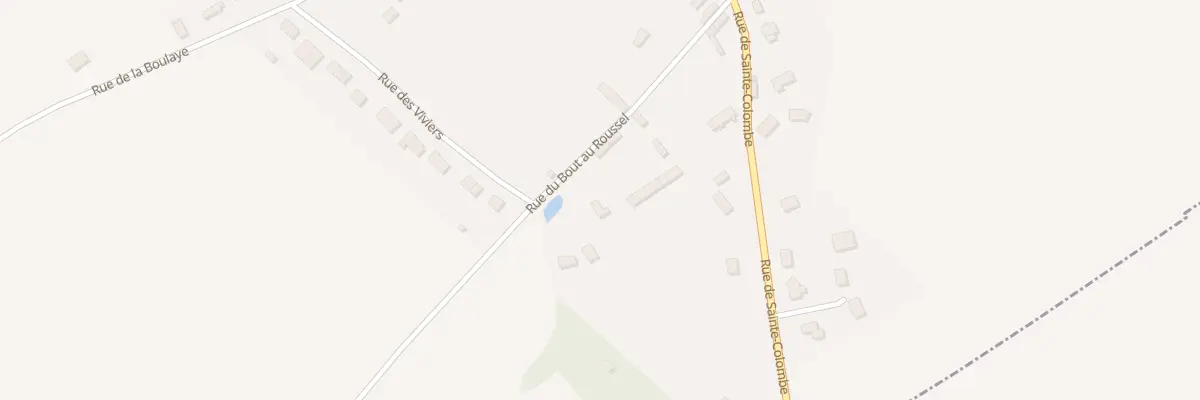Plan du 5 Rue du Bout au Roussel à Champenard